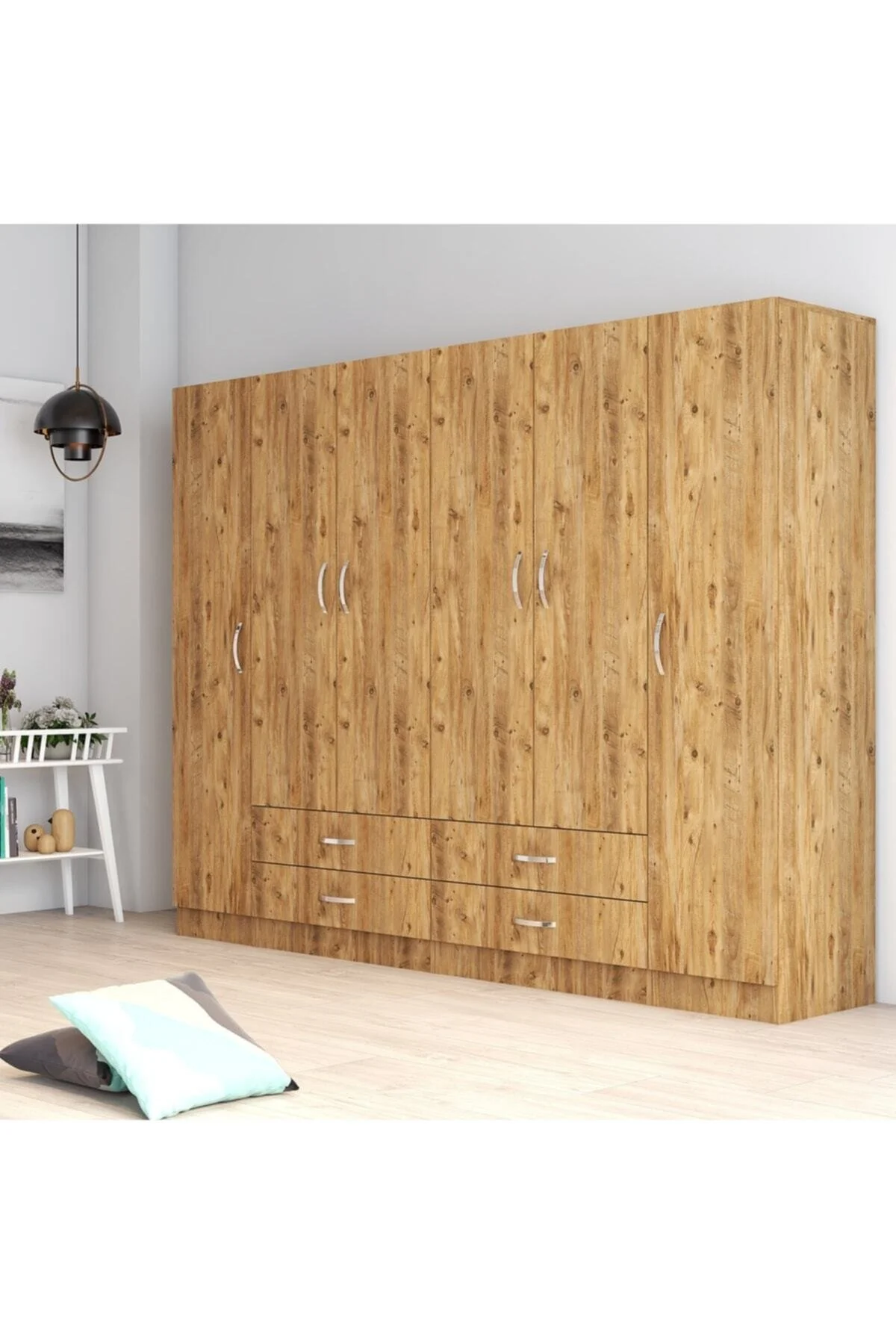 6 Kapili Dort Cekmeceli Genis Gardrop Cam Grd0802 - Kullanıcı yorumları