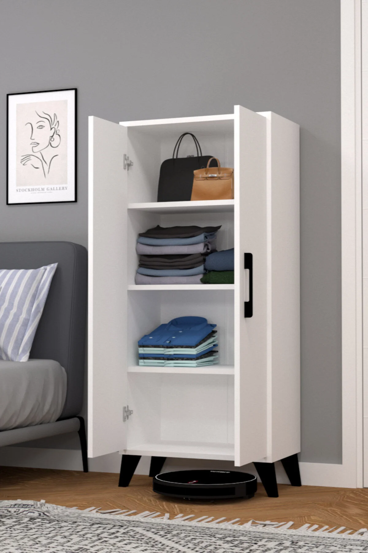 Iki Kapakli Dort Rafli 132cm Gardirop - Kullanıcı yorumları