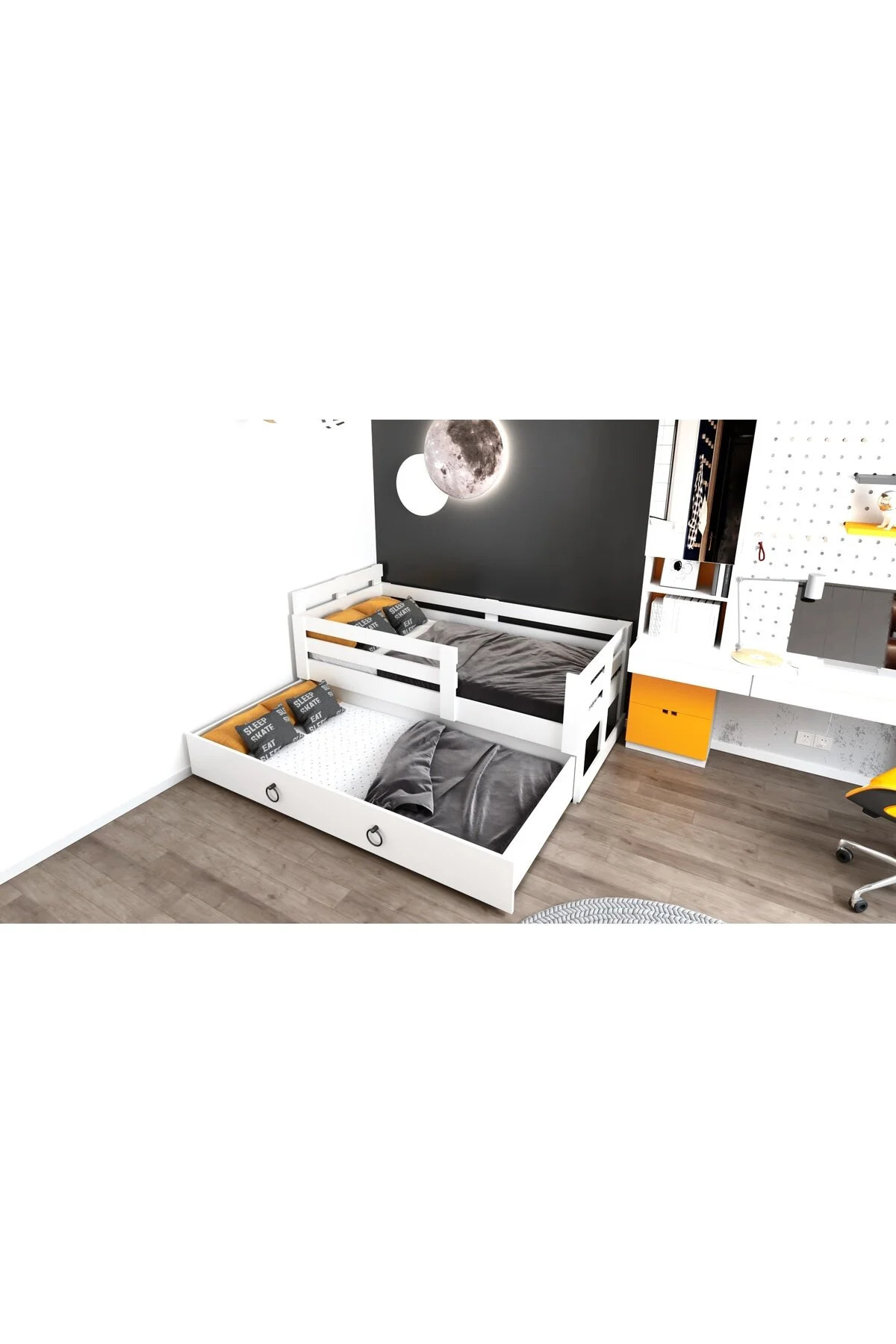 Yavrulu Mdf Beyaz 90x190 Yatak Uyumlu Karyola - Kullanıcı yorumları