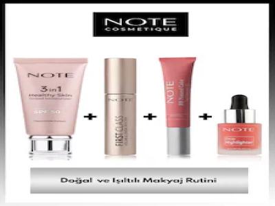 Note Cosmetics Dogal Ve Isiltili Makyaj Rutini Makyaj Seti 4lu - Kullanıcı yorumları