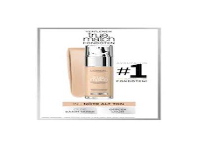 Loreal Paris True Match Bakim Yapan Fondoten 1n Ivory 30 Ml - Kullanıcı yorumları