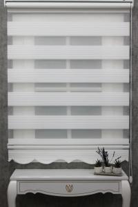 TREND STOR PERDE Ekru Geniş Plise Etek Dilimli Zebra Stor Güneşlik Perde - - Kullanıcı yorumları