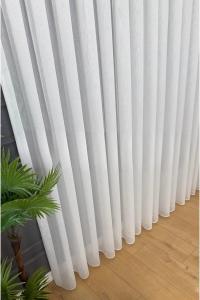 PAŞAMANLAR İpek Soft Bambu Şantuklu Ağır Gramajlı 1/3 Sık Pileli Tül Perde - Kullanıcı yorumları