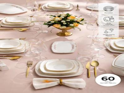 Emsan Bone Yeni Mimoza 60 Parca Yemek Takimi Platin Ykare - Kullanıcı yorumları