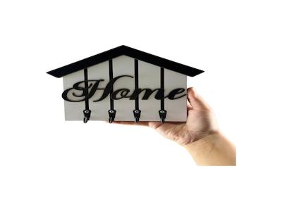 Home Yazılı Duvar Anahtarlık Askılığı, Anahtar Askısı, Anahtarlık Askısı Siyah - Beyaz - Kullanıcı yorumları