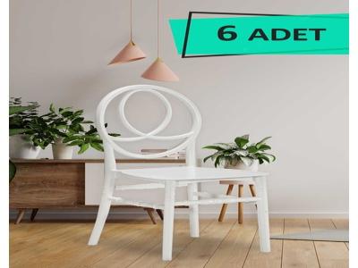 6 Adet Phoenix Beyaz Sandalye / Balkon-Bahçe-Mutfak - Kullanıcı yorumları