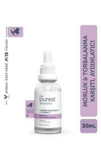 The Purest Solutions Torbalanma Karşıtı, Aydınlatıcı Kafein Göz Altı Serumu 30 ml (CAFFEİNE 5% VİTAMİN C) - Kullanıcı yorumları