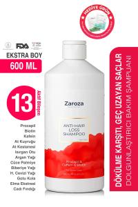 ZAROZA Saç Dökülme Karşıtı Hızlı Uzamaya Yardımcı Güçlendirici Procapil Biotin Şampuan 600ml Erkek Kadın - Kullanıcı yorumları