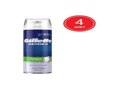 Gillette Series Sensitive Tiras Kopugu 4 X 250 Ml - Kullanıcı yorumları
