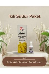 Egş DERMA delete SÜLFÜR ŞAMPUAN + DERMA-X ONARICI LOSYON (KEPEKLİ KAŞINAN KIZAIKLIK SAÇLARA) - Kullanıcı yorumları