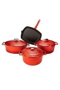 Lava Turka 7 Parça Döküm Kırmızı Tencere Seti - Kullanıcı yorumları