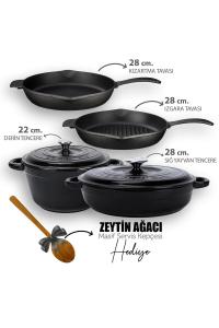 Lava Döküm 4x New Heritage Serisi Döküm Demir Tencere Tava Çeyiz Seti - Kullanıcı yorumları